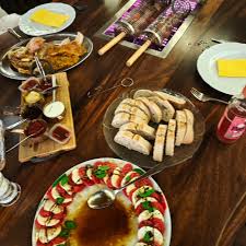 Grillbuffet am Tisch